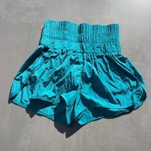 FP Movement by Free People Teal Running Shorts